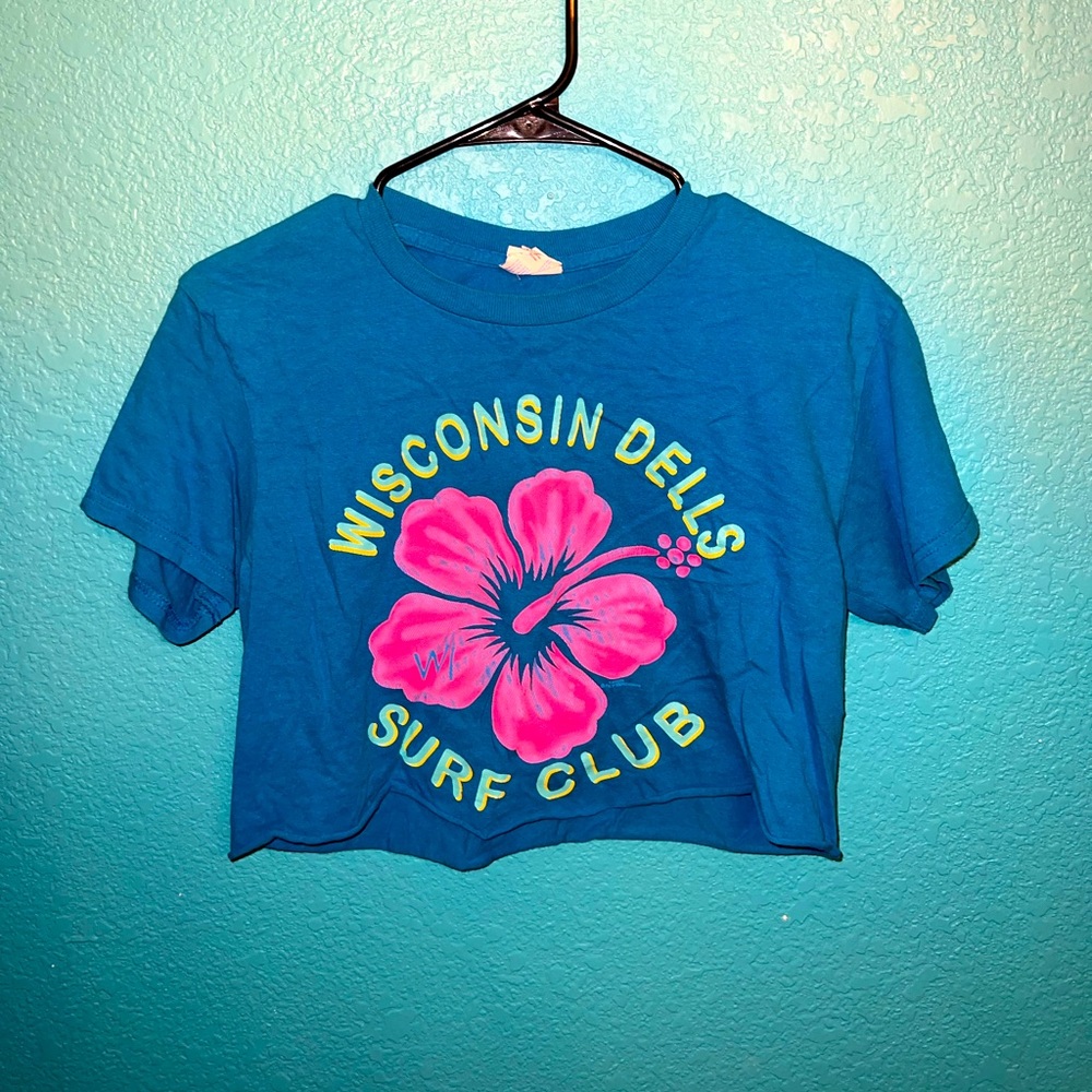 🎆 Wisconsin Dells Surf Club Cropped Tee